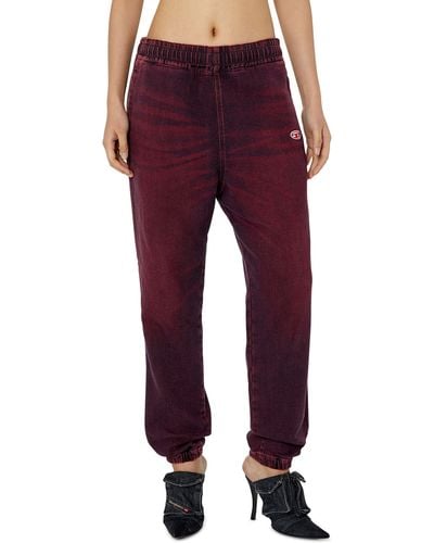 DIESEL Lab Jogger Jeans - Red