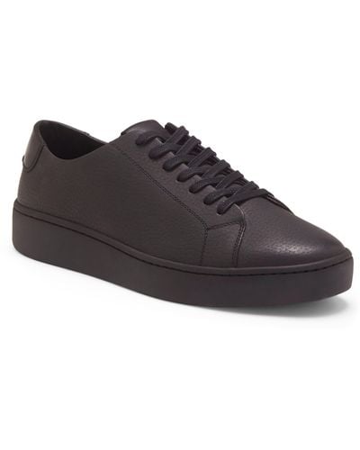 Vince Camuto Hallman Leather Sneaker - Black