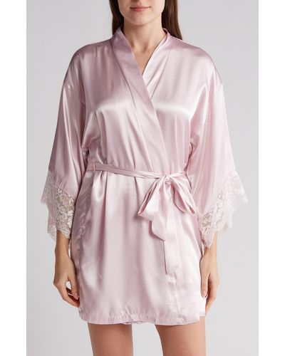 In Bloom Bridal Wrap Robe - Pink