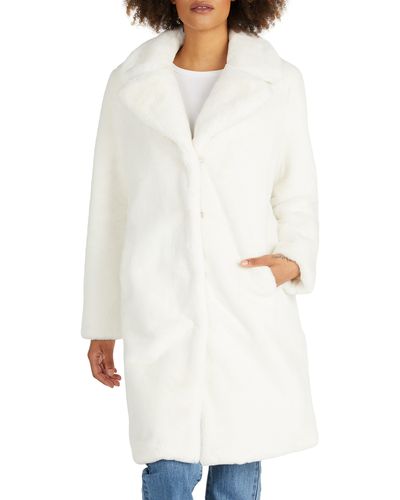 NVLT Faux Fur Coat - White