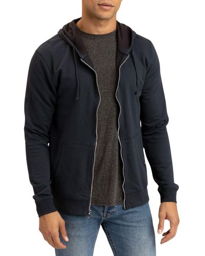 Threads For Thought Hooded Zip Sweater - Black