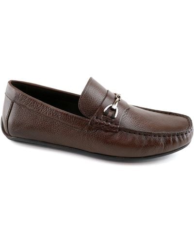 Marc Joseph New York Liberty Ave Loafer Driving Shoe - Brown
