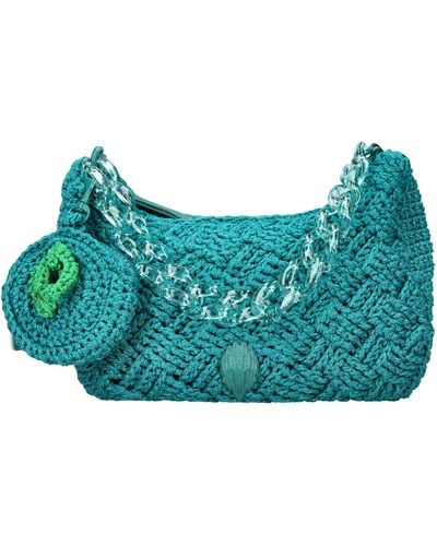Kurt Geiger Crochet Multi Crossbody Bag - Green