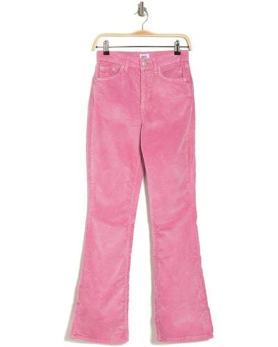 BDG Flare Leg Corduroy Pants - Pink