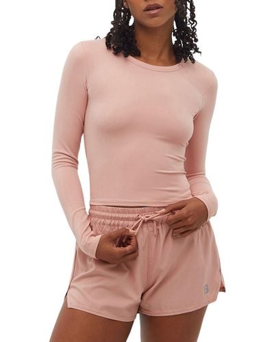 Bench Leycroft Long Sleeve T-shirt - Pink
