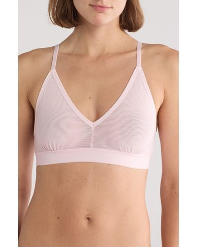 Nordstrom 2-pack Mesh Triangle Bralettes - Pink