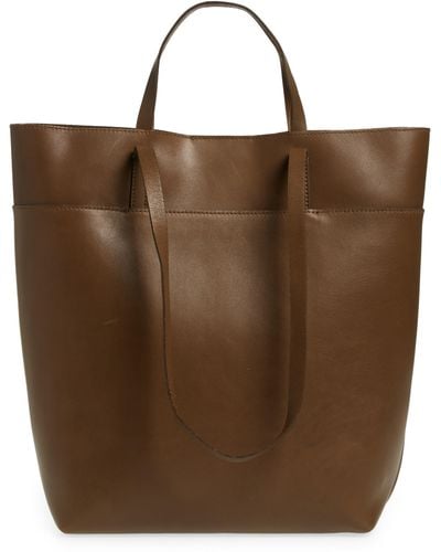 Madewell The Essential Leather Tote - Brown
