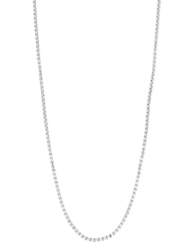 AREA STARS Box Chain Necklace - White