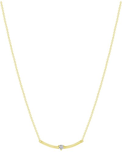 Ron Hami 14k Gold Diamond Bar Necklace - Multicolor