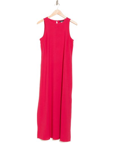 1.STATE Slit Maxi Dress - Pink