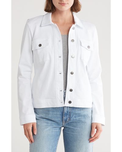 Kut From The Kloth Magnolia Shirt Jacket - White