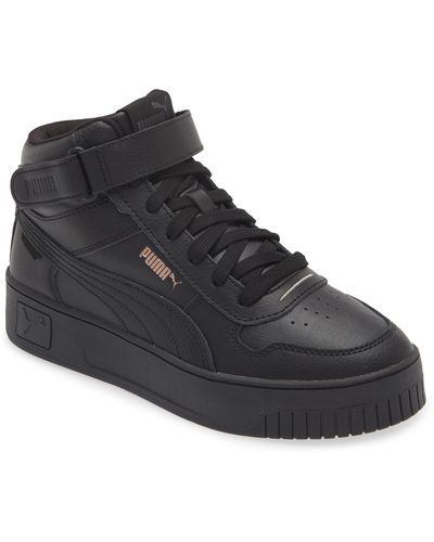 PUMA Carina Street Mid-top Sneaker - Black