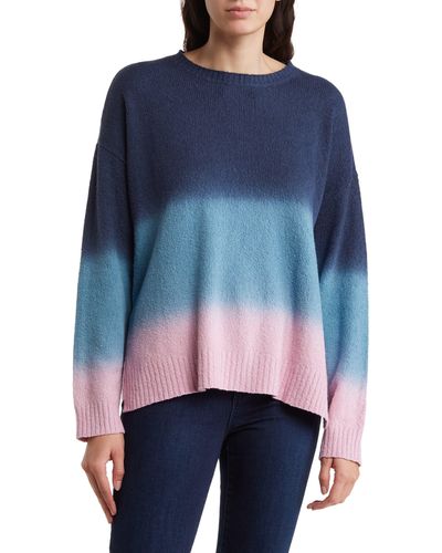 Electric and Rose Lilith Sunset Pullover Sweater - Blue