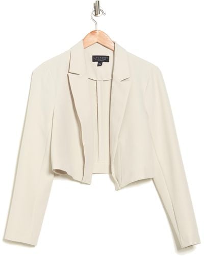 Laundry by Shelli Segal Cropped Blazer - Natural