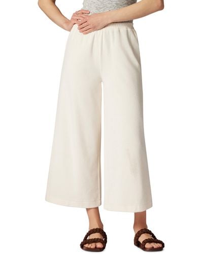 Joie Arden Terry Wide Leg Pants - White