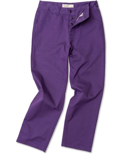 Imperfects Utility Chino Pants - Purple