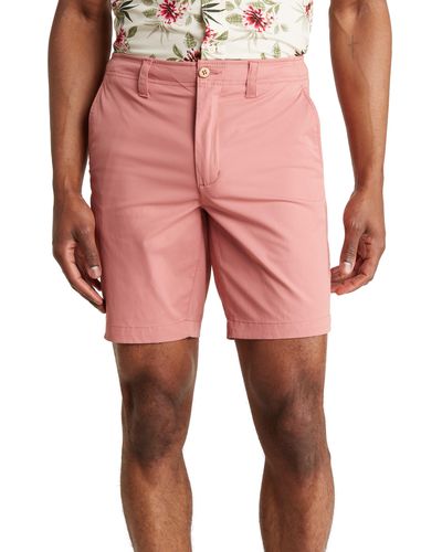 Tailor Vintage Performance Stretch Cotton Shorts - Pink