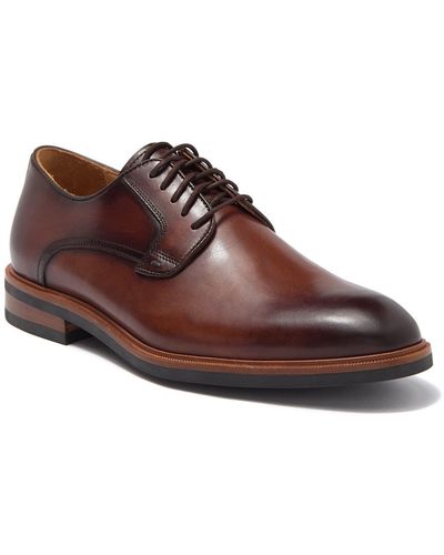 Warfield & Grand Warfield And Grand Pono Leather Derby In Cognac At Nordstrom Rack - Brown