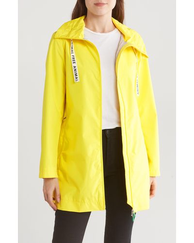 Save The Duck Prisha Recycled Polyester Raincoat - Yellow