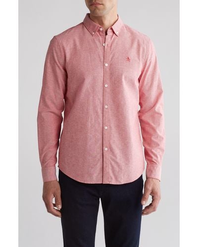Original Penguin Core Oxford Button-up Shirt - Pink