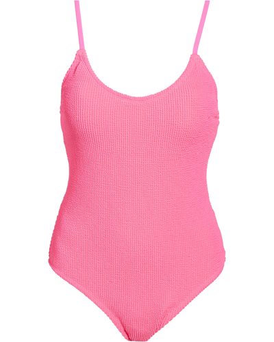 Cyn and Luca Tamia Pucker One-piece Swimsuit - Pink