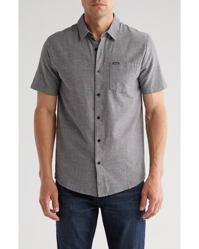 Volcom Orion Short Sleeve Shirt - Gray