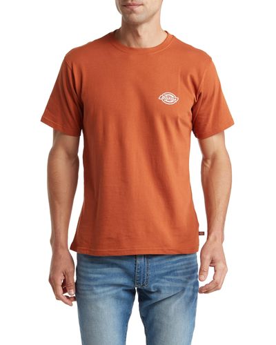 Dickies Cotton Chest Logo T-shirt - Orange