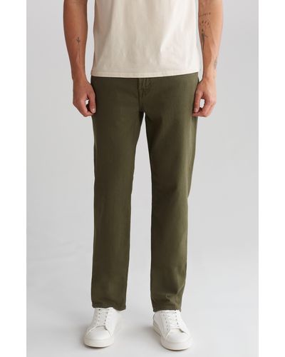7 For All Mankind Squiggle Slim Fit Pants - Green