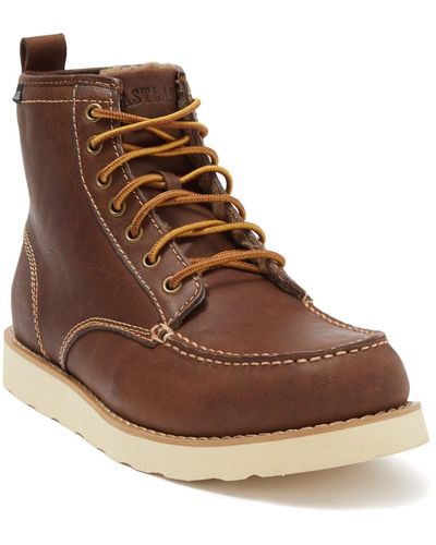 Eastland Lumber Up Faux Shearling Lined Boot - Brown