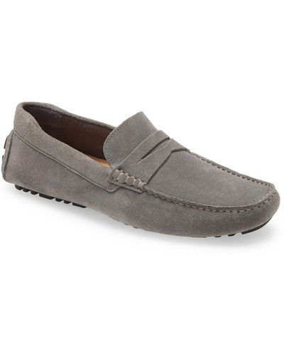 Nordstrom Driving Penny Loafer - Gray