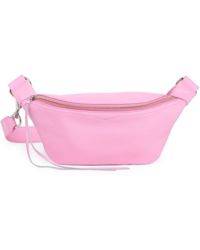 Rebecca Minkoff Cree Leather Belt Bag - Pink