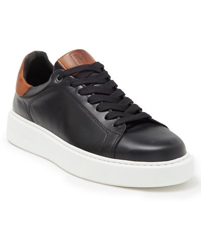 Bruno Magli Lucca Leather Sneaker - Black