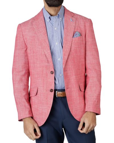 Tailorbyrd Mélange Sport Coat - Pink