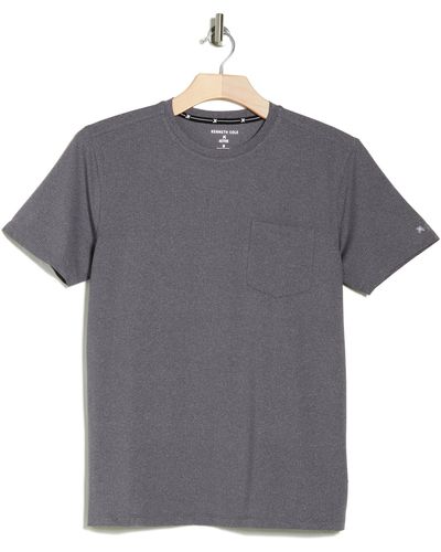 Kenneth Cole Active Stretch Short Sleeve T-shirt - Gray