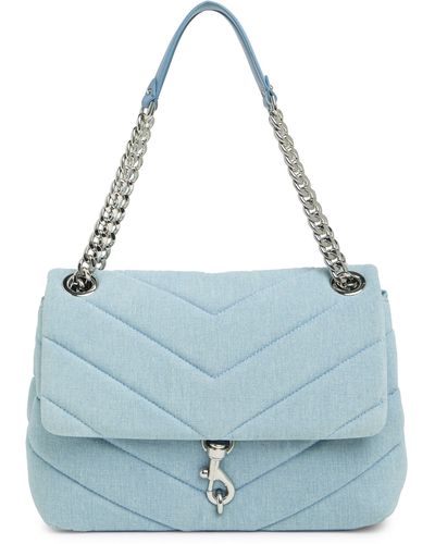 Rebecca Minkoff Edie Maxi Shoulder Bag - Blue