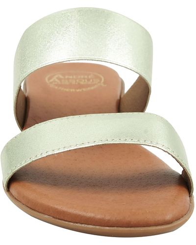 Andre Assous Nalen Featherweight Slide Sandal In Platino At Nordstrom Rack - Multicolor