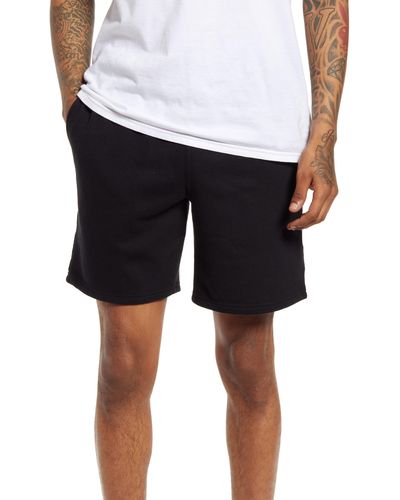 BP. Fleece Drawstring Shorts - Black