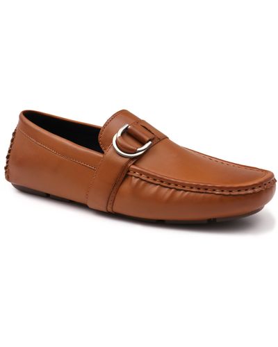 Aston Marc Charter Side Buckle Driver - Brown