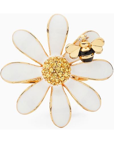 Kate Spade Dazzling Daisy Ring - White