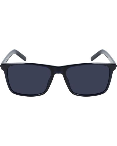 Converse Kids' Chuck 52mm Rectangular Sunglasses - Blue