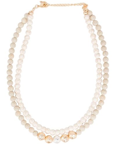Saachi Dohara Natural Stone Beaded Double Strand Necklace