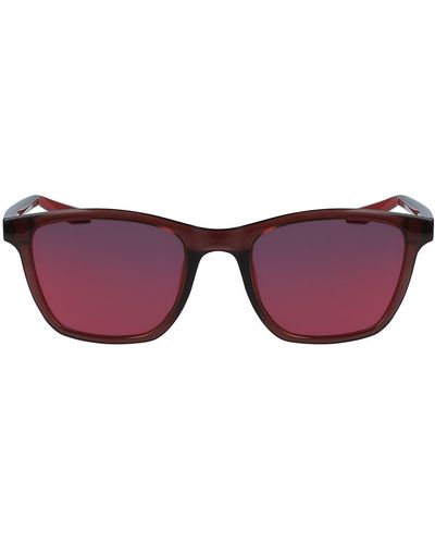 Nike 53mm Stint Rectangle Sunglasses - Brown