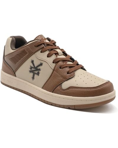 Zoo York Casper Faux Leather Skate Sneaker - Brown