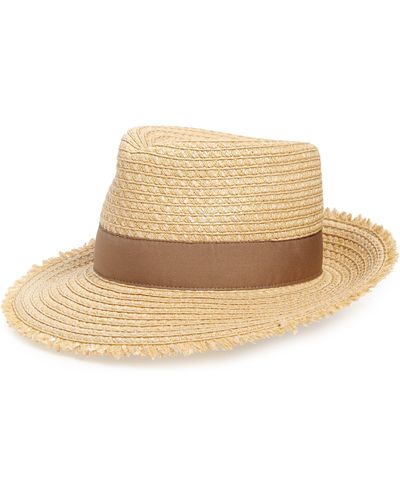 Eric Javits Look Again Packable Fedora - Natural