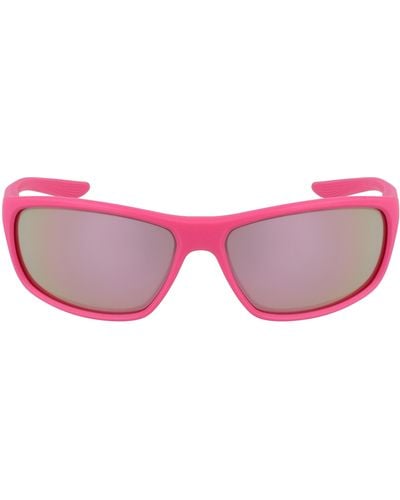 Nike 58mm Rectangle Sunglasses - Pink