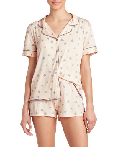 Honeydew Intimates Rest Easy Shortie Pajamas - White