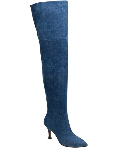 Lisa Vicky Ace Over The Knee Boot - Blue