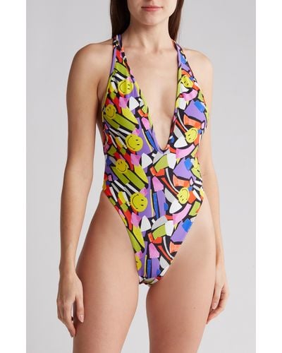 One Piece Thong Swimsuits for Women - Up to 60% off