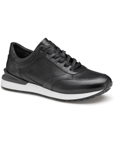 Johnston & Murphy Briggs Perforated Sneaker - Black