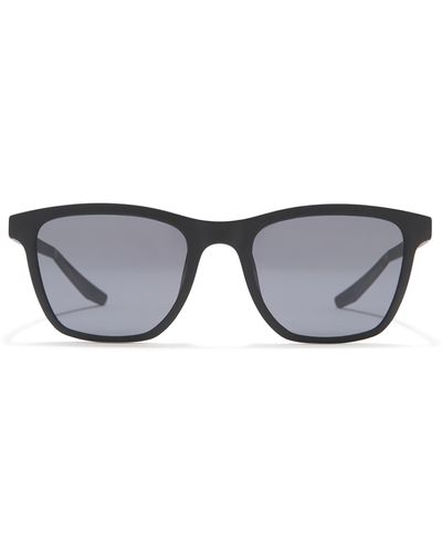 Nike 53mm Stint Rectangle Sunglasses - Black